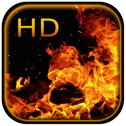 ikon Burning flame Live Wallpaper