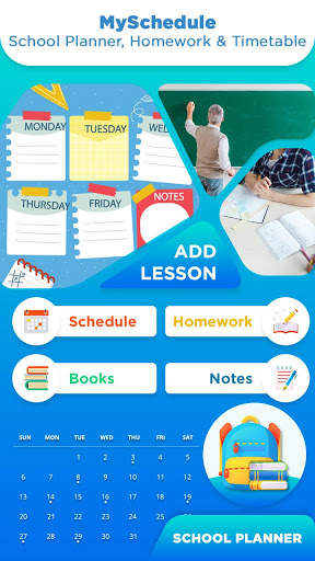 MySchedule: School Planner, Homework & Timetable скриншот 1