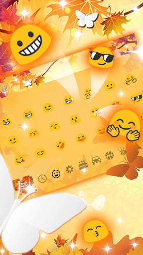 Autumn keyboard theme स्क्रीनशॉट 2