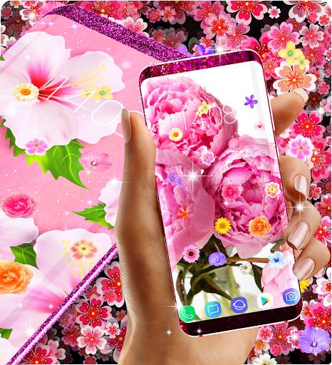 Summer flowers live wallpaper screenshot 6