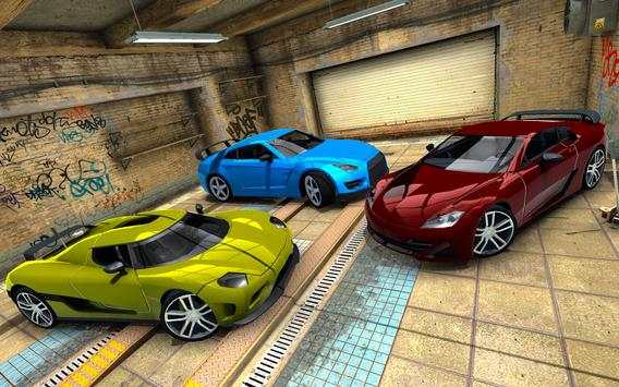 Skydiving Car Racer-Impossible Car Stunts Games 3D screenshot 1