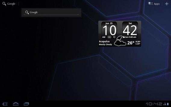 FlipClock BlackOut Widget 4x2 screenshot 7