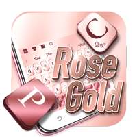 Rose Gold Keyboard For Phone logo