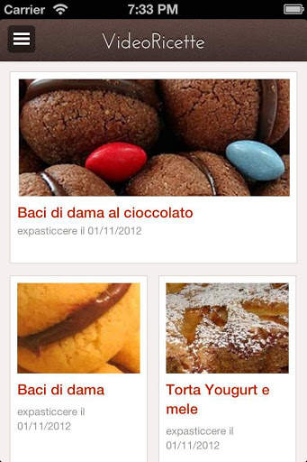Video Ricette Dolci screenshot 6