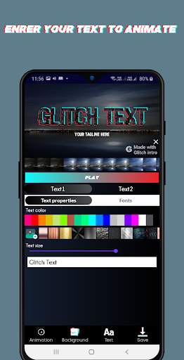 Glitch Intro Maker screenshot 2