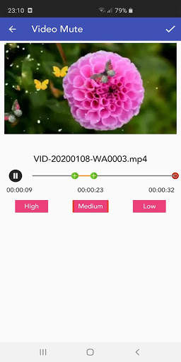 Mix Audio with Video / Crop , Compress Video screenshot 7