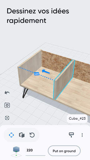 Moblo - Dessin de meuble en 3D screenshot 2