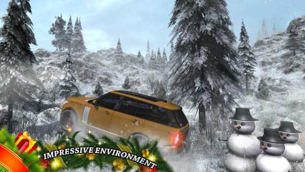 Offroad Rover Snow Driving screenshot 12