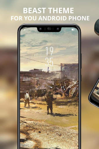Occult town mechanical corrosion theme for V15 Pro screenshot 1
