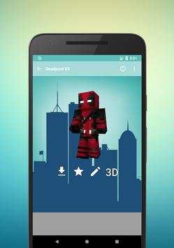 Superhero skins for Minecraft 3D screenshot 7