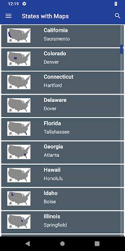 US States and Capitals screenshot 5