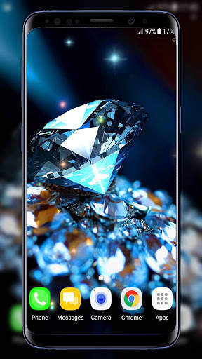 Diamonds Live Wallpaper screenshot 1