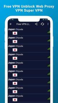 Free VPN Unblock Web Proxy VPN скриншот 2