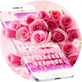 Lila Rose Keyboard Thema icon