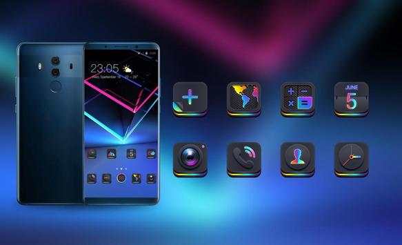 Launcher theme for samsung galaxy A8s screenshot 4
