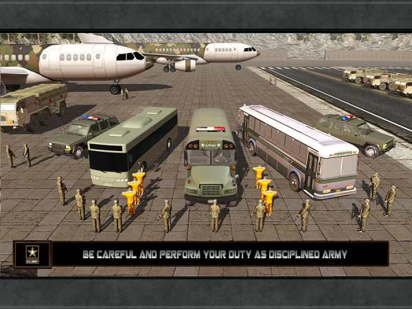 Airport Army Prison Bus 2017 screenshot 20
