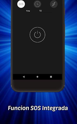 Flashlight SOS 🔦 – Flash, Torch, Linterna LED screenshot 4