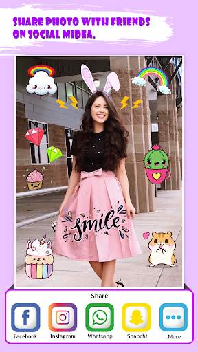 Cute Stickers for Photos : kawaii photo editor screenshot 6