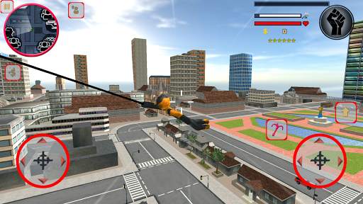 Stickman Rope Climbing Vegas Vice Hero Simulator screenshot 3