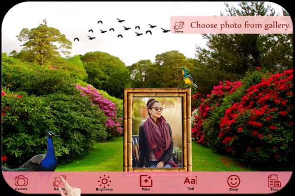 Garden Photo Frame : Photo Editor screenshot 1