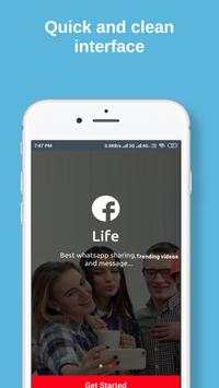 Life - WhatsApp Status,Quotes, Connect with world. screenshot 2
