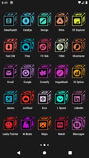 3D Colorful Flat Icon Pack screenshot 3