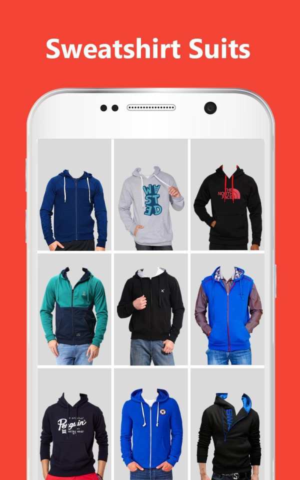 Men Sweatshirt Photo Montage screenshot 14