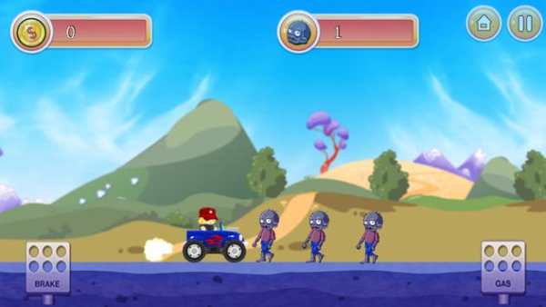 Mad Zombie Road Racing screenshot 1