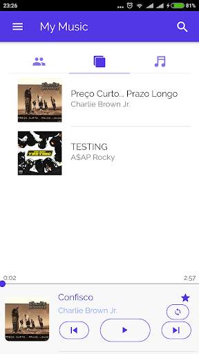 Miusic Player screenshot 2