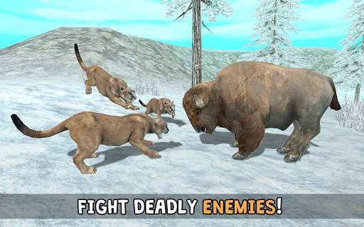 Wild Cougar Sim 3D स्क्रीनशॉट 4