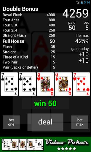 Video Poker screenshot 2