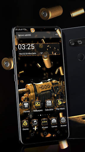 3D Gun Bullets Parallax Launcher Theme🔫 screenshot 2