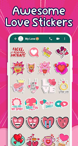 Love Stickers - WASticker screenshot 1