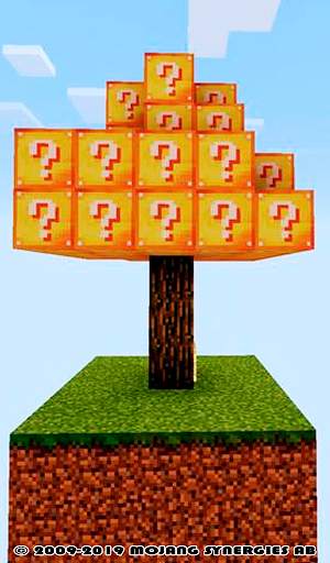 Lucky skyblock for minecraft pe screenshot 1