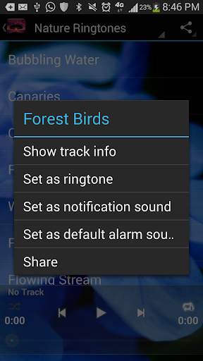 Nature Ringtones Free screenshot 3