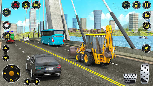 Real JCB Backhoe Loader Game screenshot 4
