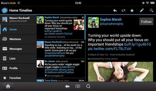 Echofon for Twitter screenshot 7