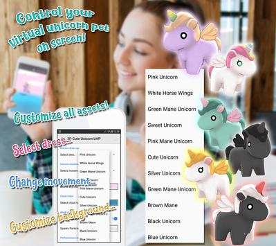 Unicorn Live Wallpaper Free screenshot 1