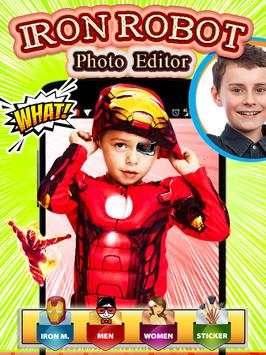 Iron Robot Photo Editor 1 تصوير الشاشة