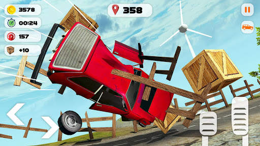 Car Crash Beam Drive: Crazy Jump 3D screenshot 1