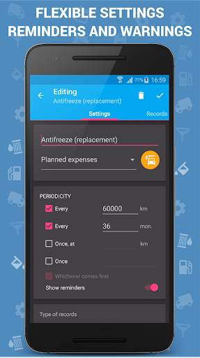 Car Expenses Manager स्क्रीनशॉट 8