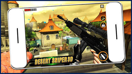 Army Desert Sniper: kostenlose Feuer-FPS-Spiele screenshot 1