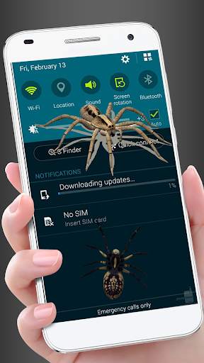 Spider in phone funny joke screenshot 6
