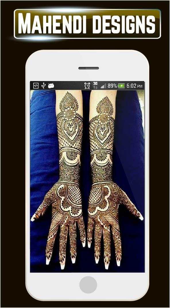 Fancy Bridal Mehndi Designs Hand Foot Neck Mehndi screenshot 5