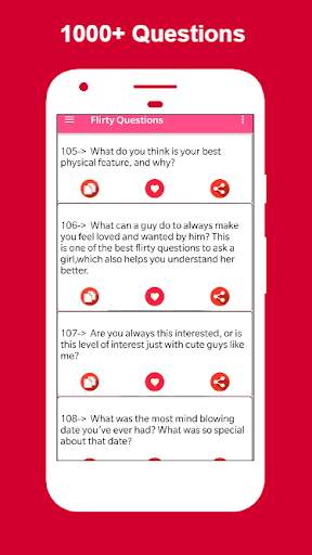 Flirty Questions to ask your love 2 تصوير الشاشة