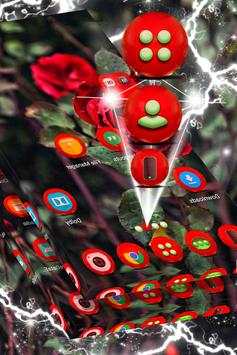 Real Red Roses Launcher Theme 2 تصوير الشاشة