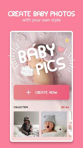 Baby art: Baby photo & Baby pics app free screenshot 1