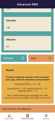 Complete ABG Analysis screenshot 3