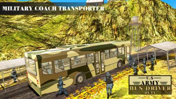 US Army Transport Bus Driver Duty: Army Bus Game screenshot 2