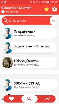 Contador de suscriptores para YouTube y mucho más screenshot 3